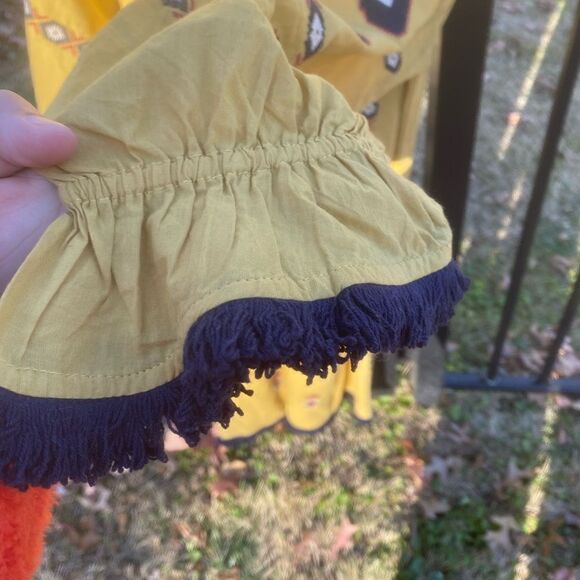 Anthropologie R Ya Jacinta Embroidered Tassel Fringe Dress NWT - Picture 7 of 9